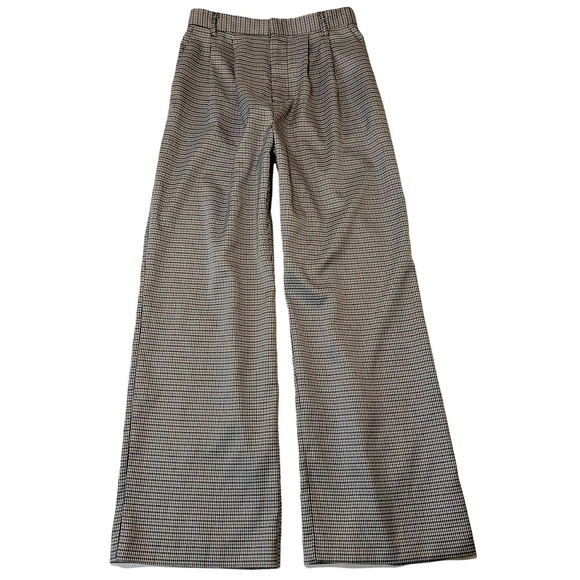 NWT Prologue Houndstooth Pants. 
High Waisted. Wide Leg. Size 2. - Picture 5 of 14